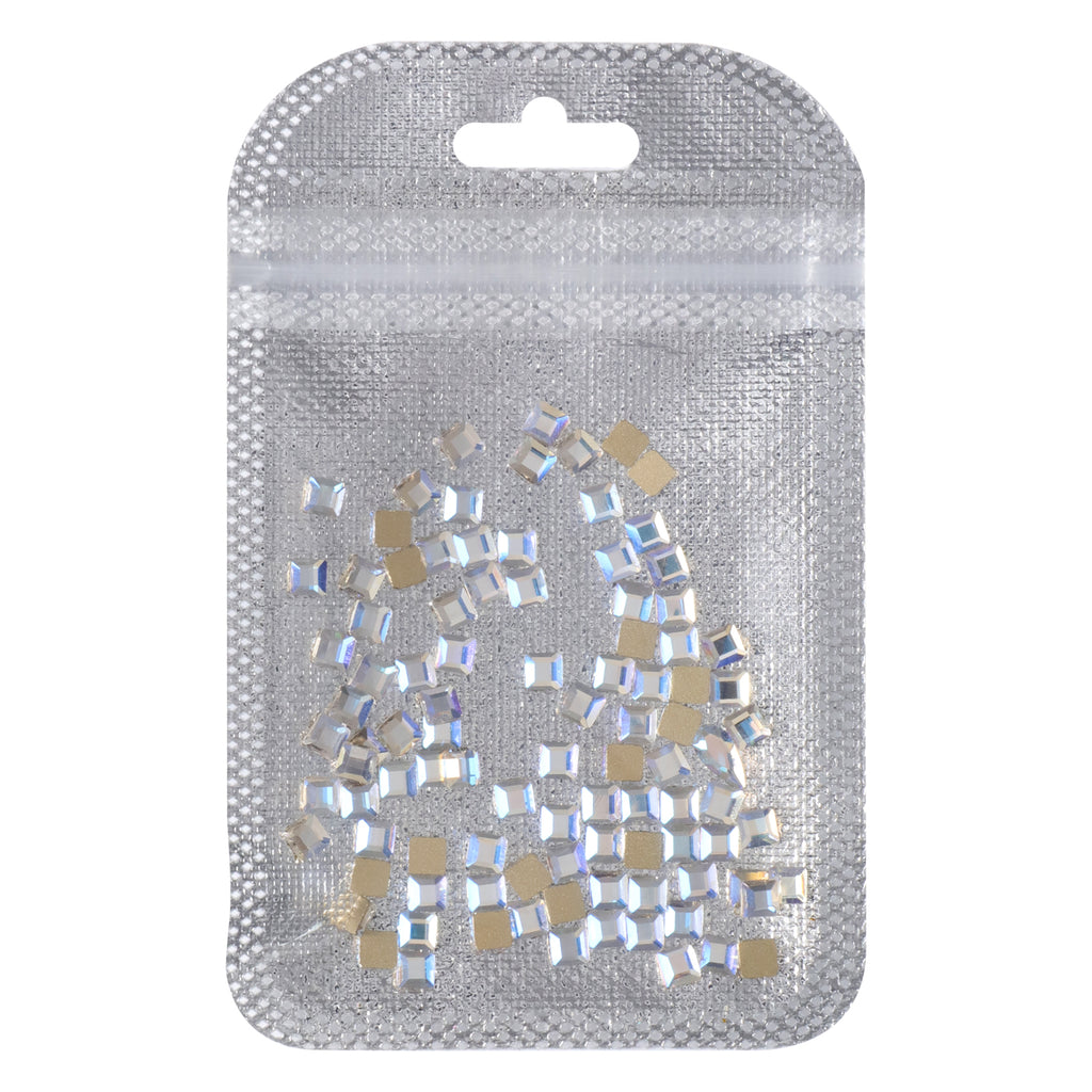 Square Shape Blue Moonlight Flat Back Fancy Rhinestones WholesaleRhinestone