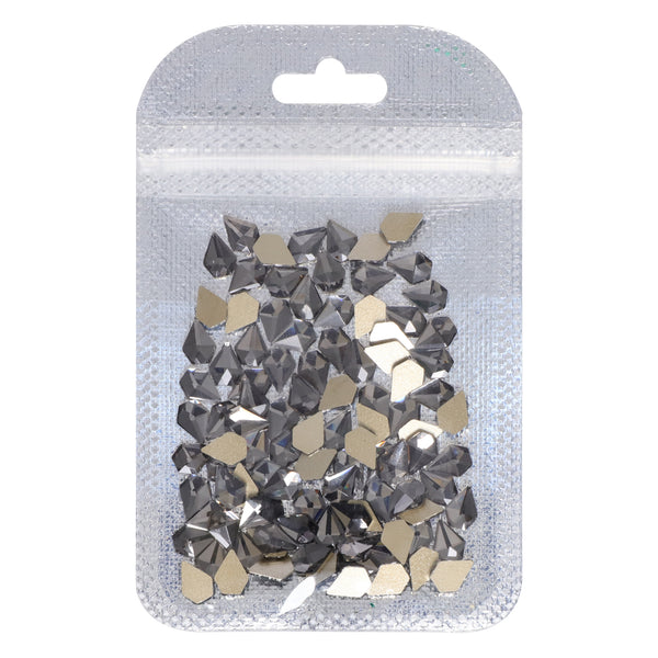 Diamond Shape Black Diamond Flat Back Fancy Rhinestones WholesaleRhinestone