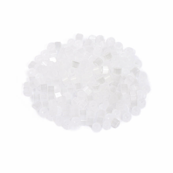 Transparent White Cat's Eye Color Hight Quality Glass Cylinder Seed Beads 1.6 MM Size MY4001 WholesaleRhinestone