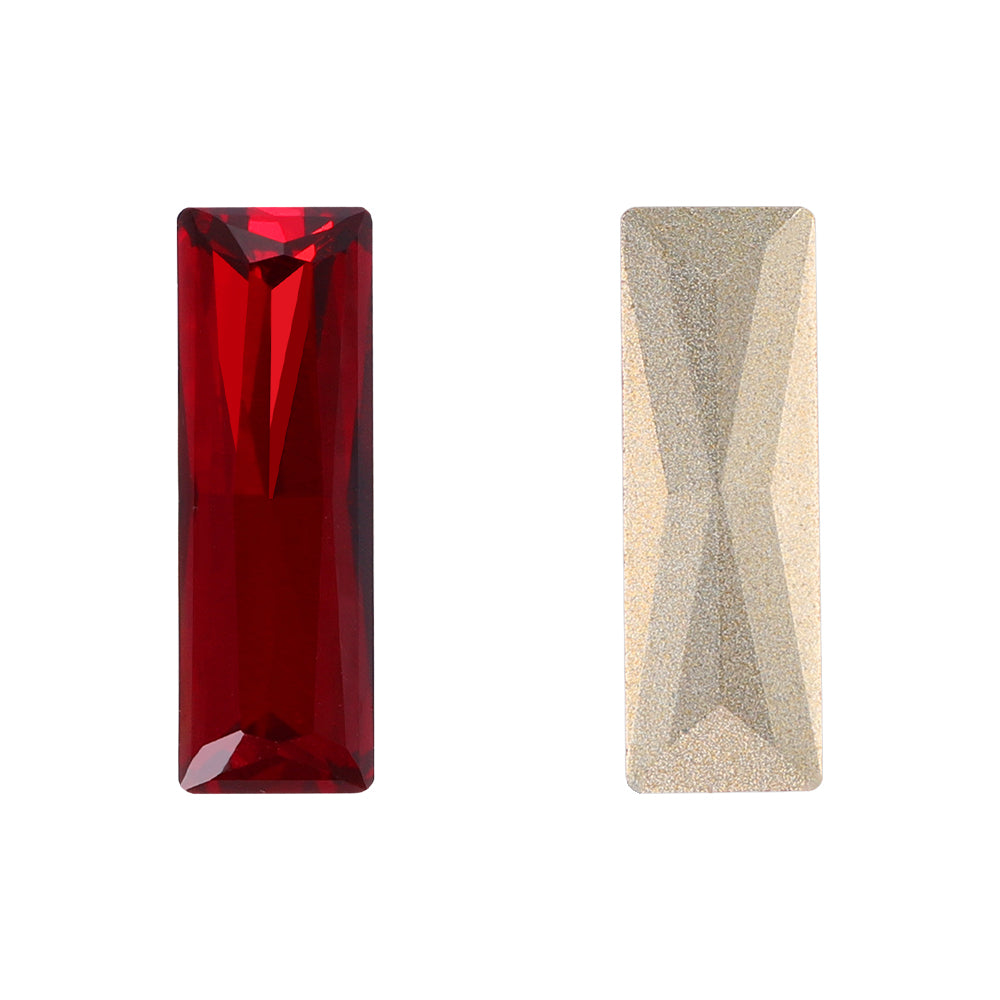 Siam Princess Baguette Shape High Quality Glass Pointed Back Fancy Rhinestones WholesaleRhinestone Hoofdafbeelding