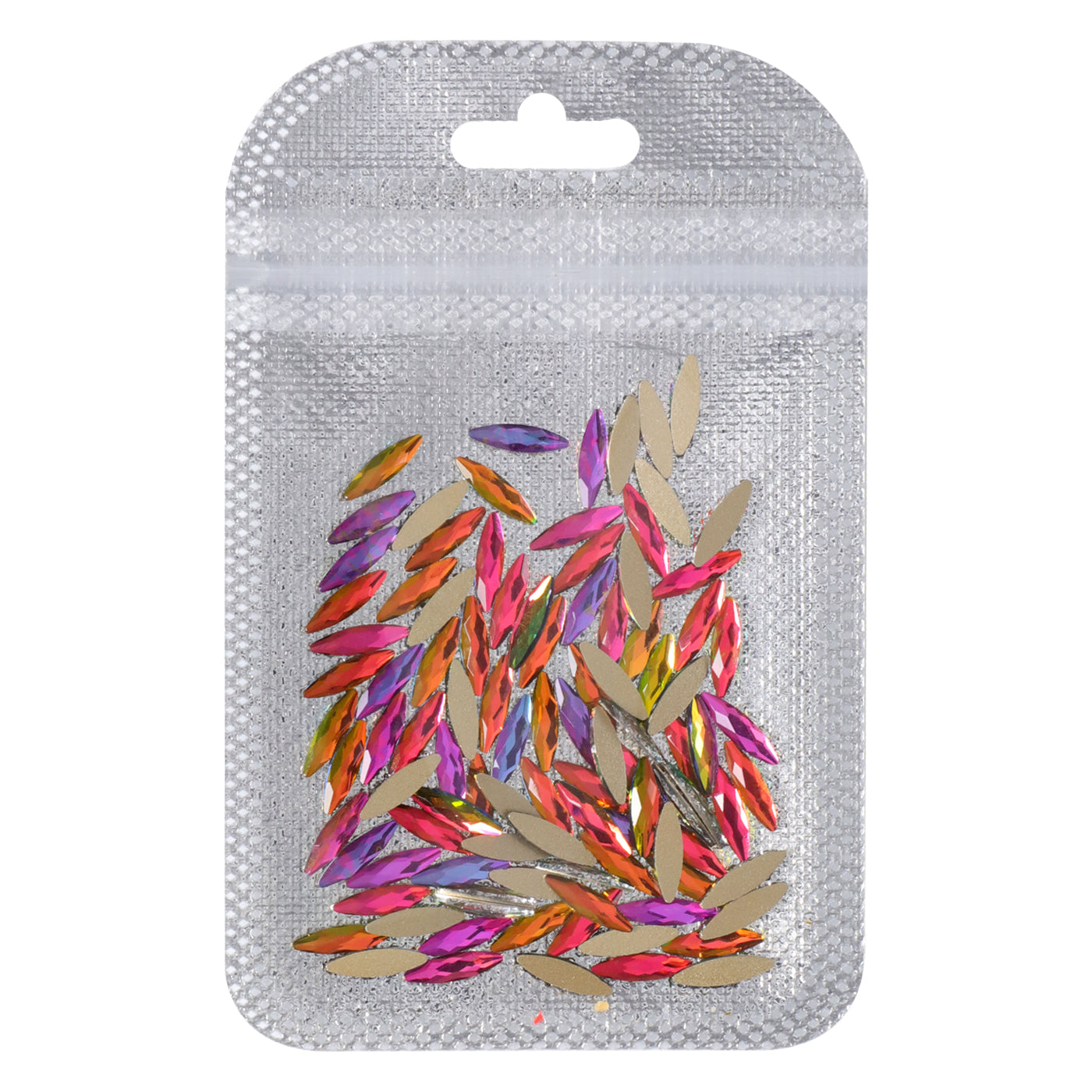 Navette Shape Rainbow Flat Back Fancy Rhinestones WholesaleRhinestone