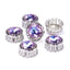 Vitrail Light Gemstone Flower Round Shape High-Quality Glass Sew-on Nest Hollow Claw Rhinestones WholesaleRhinestone