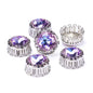 Vitrail Light Gemstone Flower Round Shape High-Quality Glass Sew-on Nest Hollow Claw Rhinestones WholesaleRhinestone
