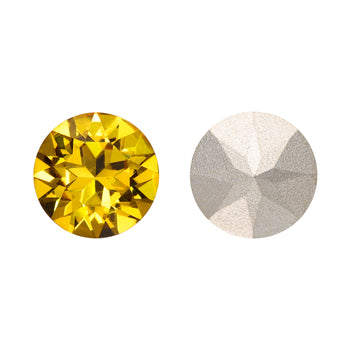 Light Topaz XIRIUS Chaton Shape High Quality Glass Pointed Back Fancy Rhinestones WholesaleRhinestone