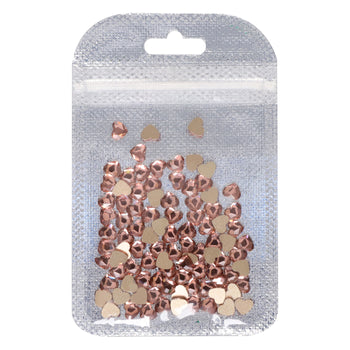 Heart Shape Champagne Flat Back Fancy Rhinestones WholesaleRhinestone