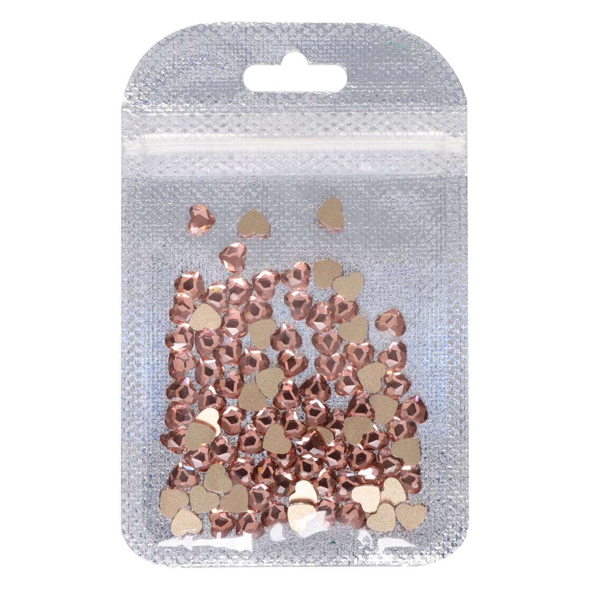 Heart Shape Champagne Flat Back Fancy Rhinestones WholesaleRhinestone