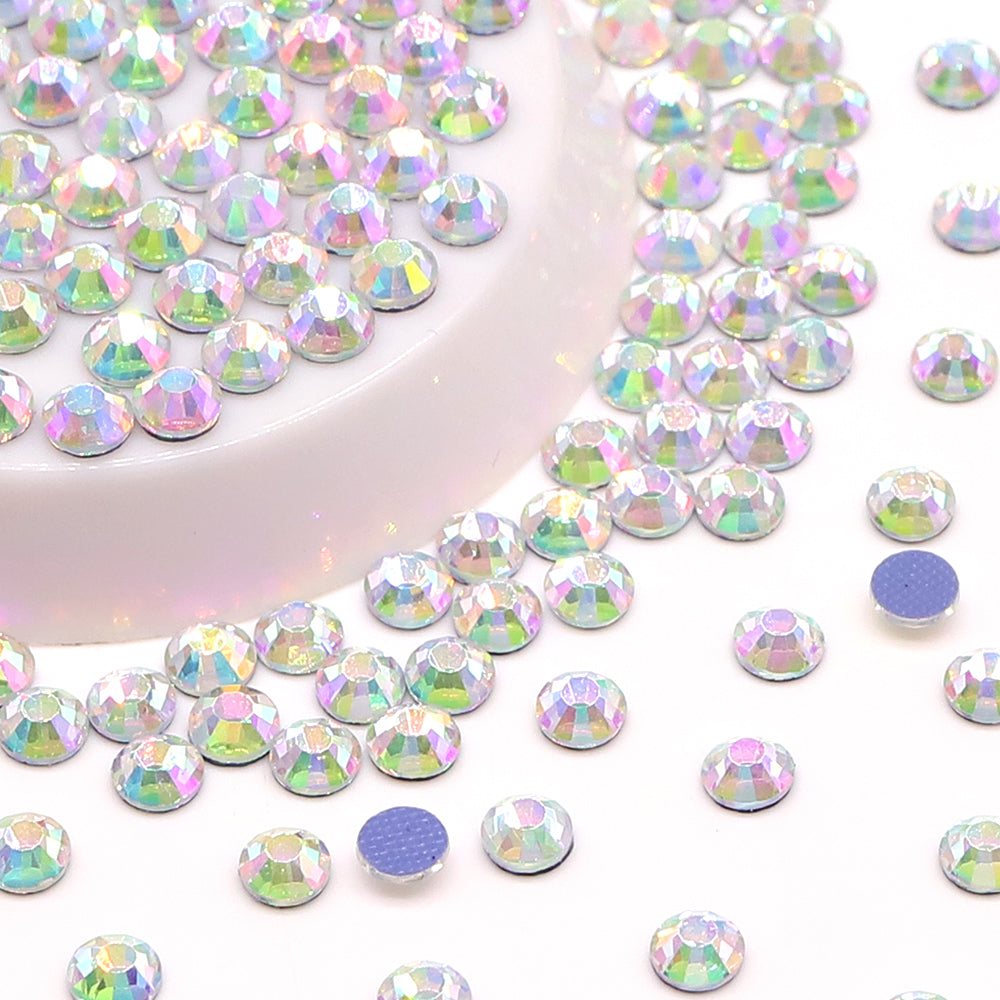 Glitter Pink Glass HotFix Rhinestones WholesaleRhinestone