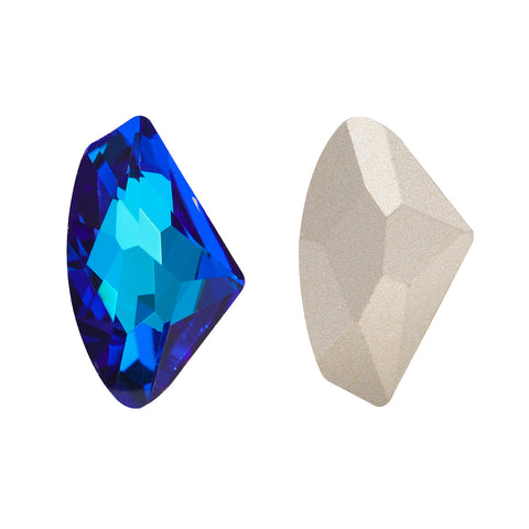 Bermuda Blue Galactic Shape High Quality Glass Pointed Back Fancy Rhinestones WholesaleRhinestone Główne zdjęcie produktu