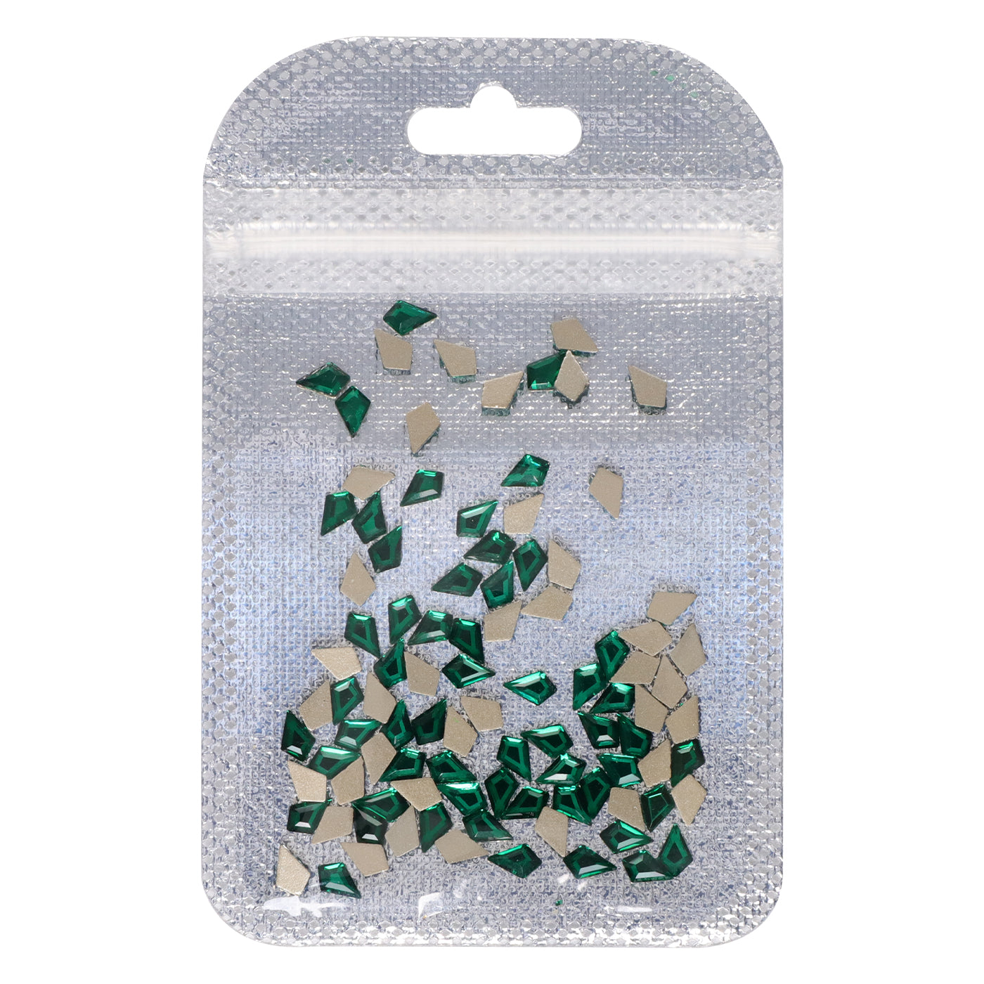 Arrow Shape Dark Green Flat Back Fancy Rhinestones WholesaleRhinestone