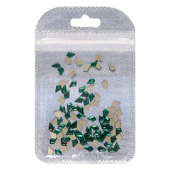 Arrow Shape Dark Green Flat Back Fancy Rhinestones WholesaleRhinestone