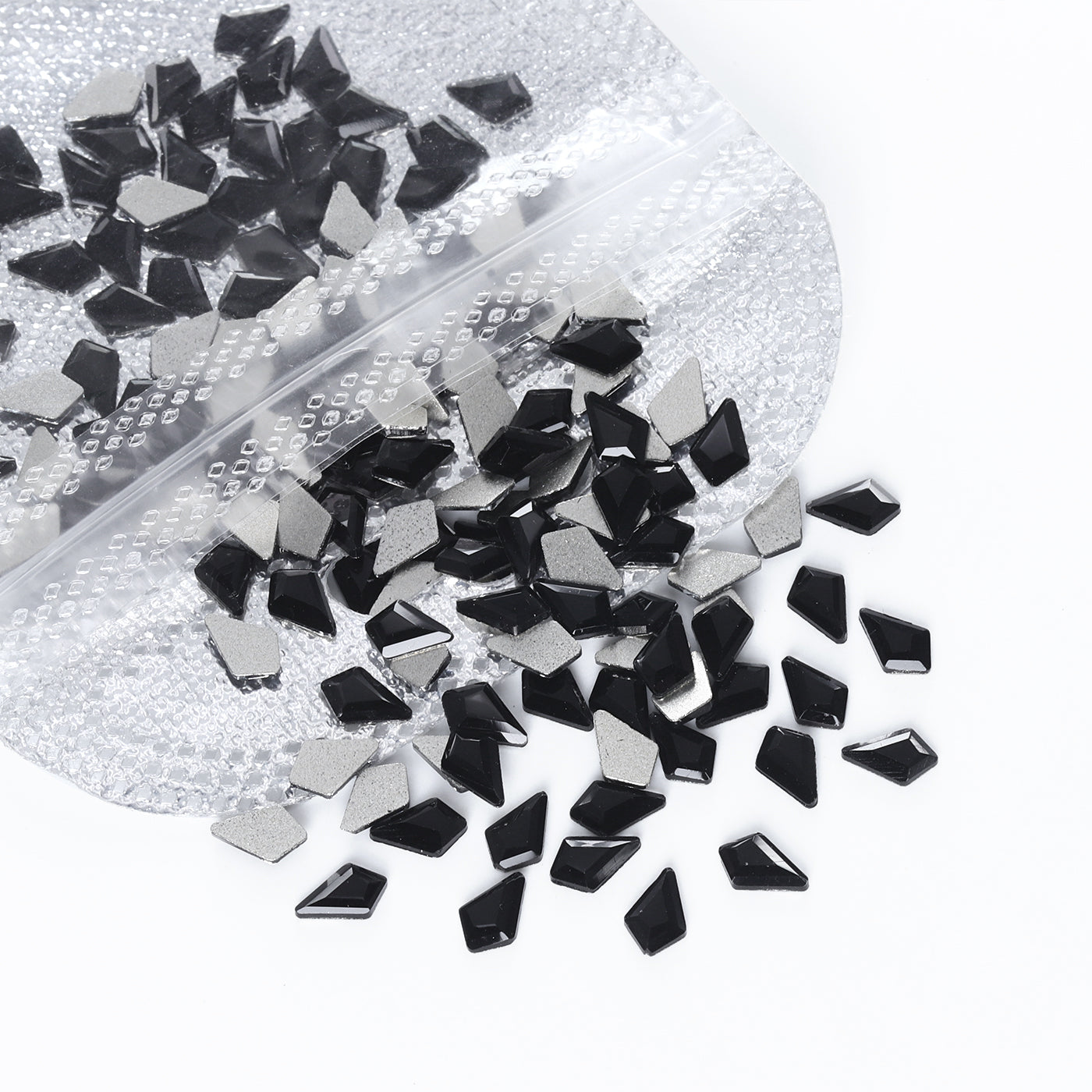 Arrow Shape Black Flat Back Fancy Rhinestones