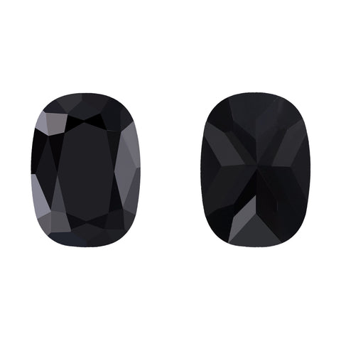 Jet Cushion Shape High Quality Glass Pointed Back Fancy Rhinestones WholesaleRhinestone Główne zdjęcie produktu