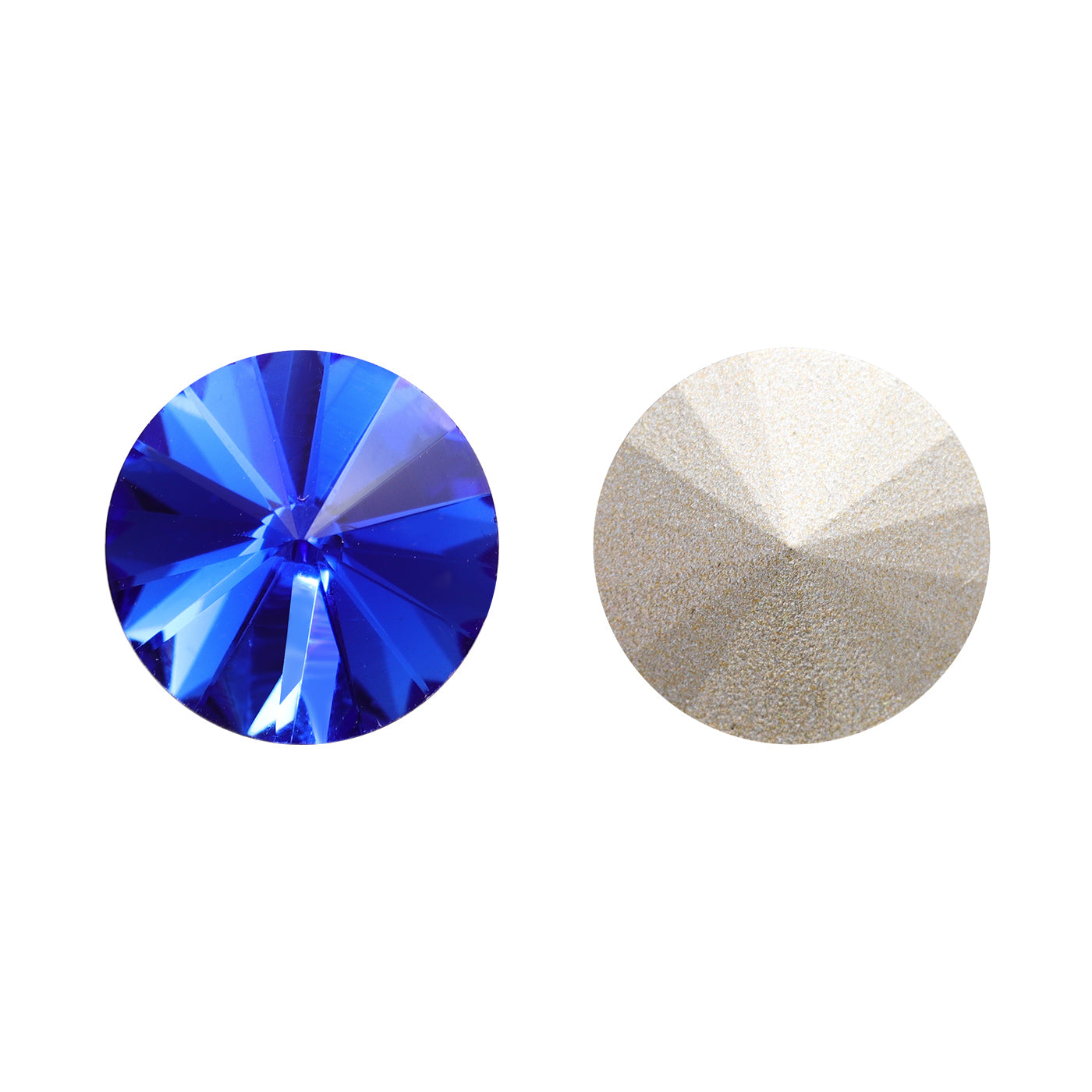 Sapphire Rivoli Shape High Quality Glass Pointed Back Fancy Rhinestones WholesaleRhinestone Main image