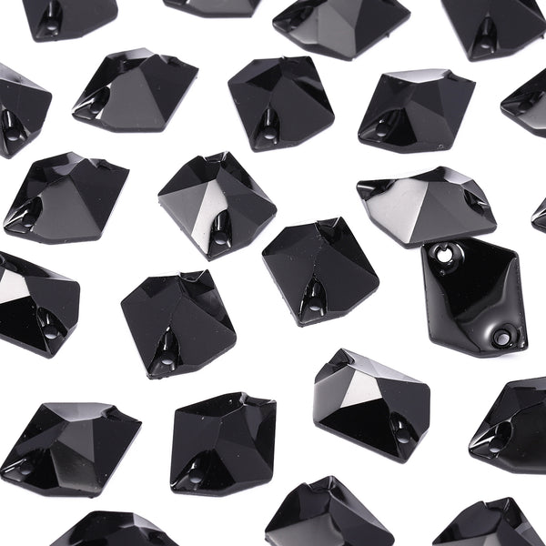 Cosmic Black Resin Sew-on Rhinestones For Dance Costume WholesaleRhinestone