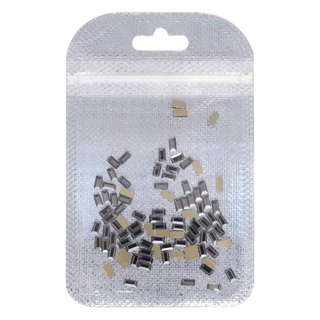 Rectangle Shape Black Diamond Flat Back Fancy Rhinestones WholesaleRhinestone