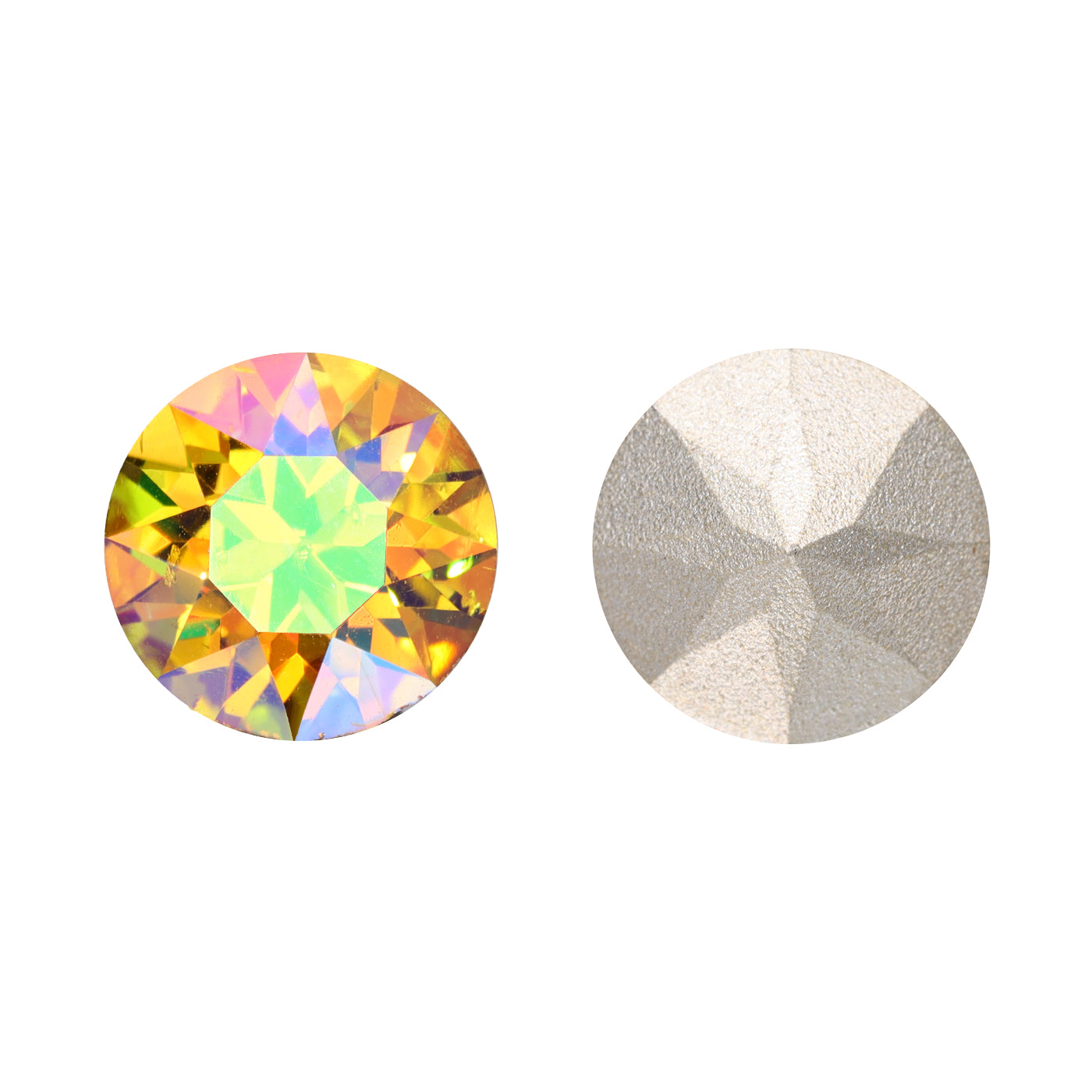 Crystal Sun XIRIUS Chaton Shape High Quality Glass Pointed Back Fancy Rhinestones WholesaleRhinestone Główne zdjęcie produktu