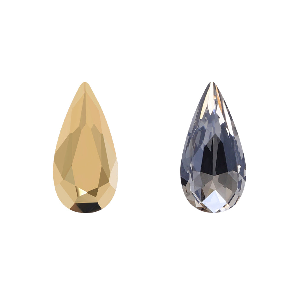 Dorado Teardrop Shape High Quality Glass Pointed Back Fancy Rhinestones WholesaleRhinestone Hauptbild