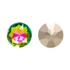 Vitrail Rose Gemstone Flower Shape High Quality Glass Pointed Back Fancy Rhinestones