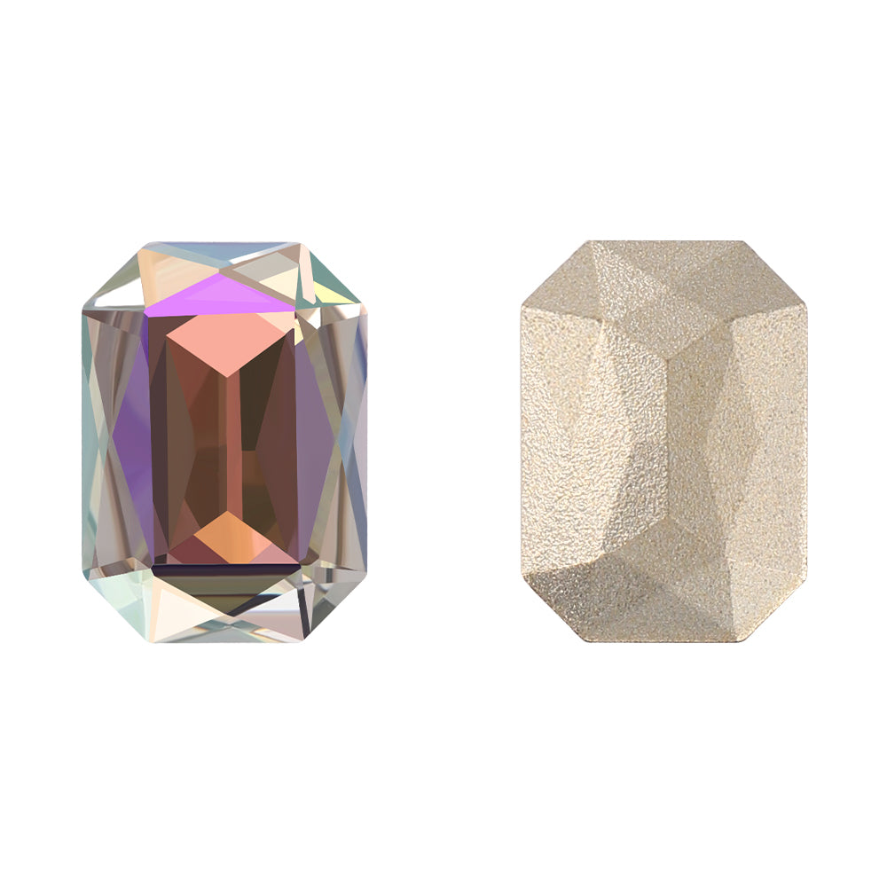 Ghost Light Thin Octagon Shape High Quality Glass Pointed Back Fancy Rhinestones WholesaleRhinestone
