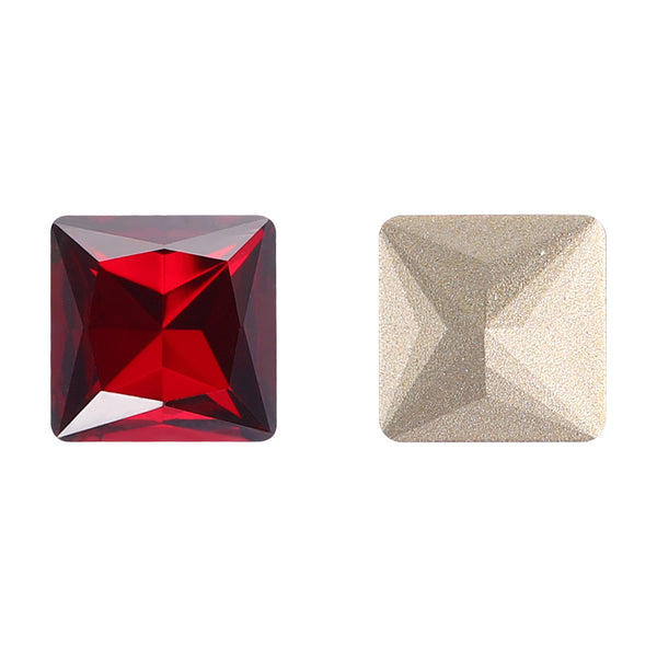 Siam Princess Square Shape High Quality Glass Pointed Back Fancy Rhinestones WholesaleRhinestone