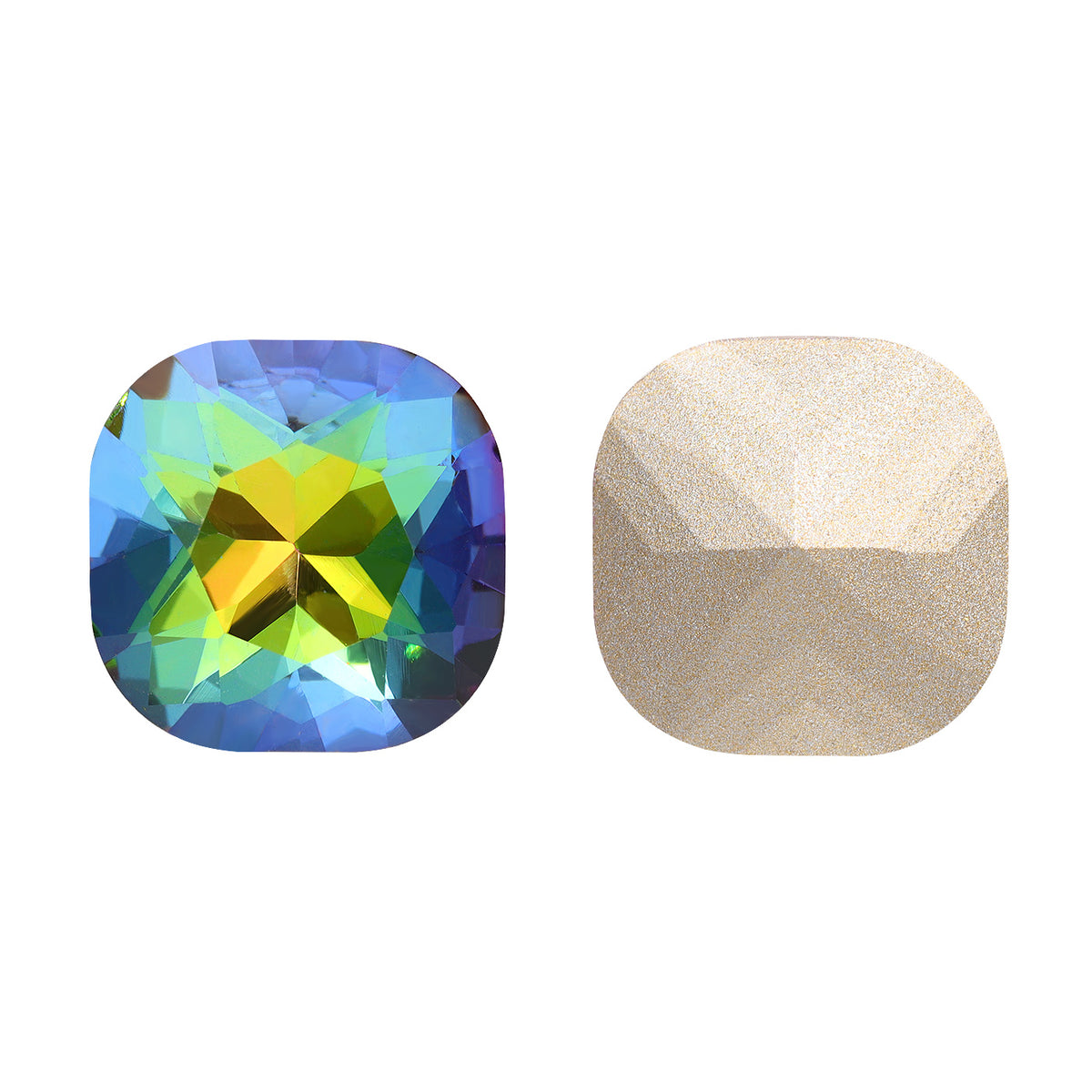 Vitrail Medium Cushion Square Shape High Quality Glass Pointed Back Fancy Rhinestones WholesaleRhinestone Main image