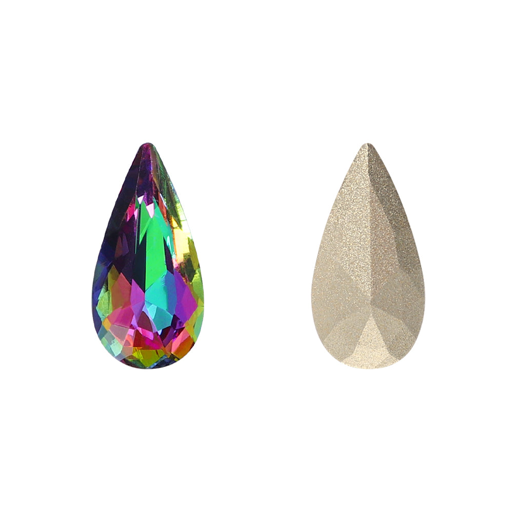 Volcano Teardrop Shape High Quality Glass Pointed Back Fancy Rhinestones WholesaleRhinestone メイン画像