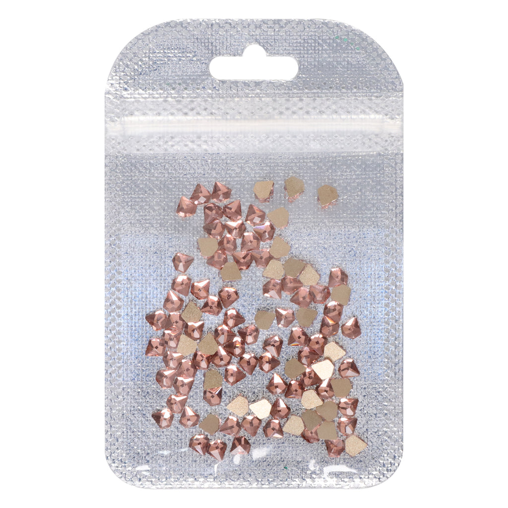 Diamond Shape Champagne Flat Back Fancy Rhinestones WholesaleRhinestone