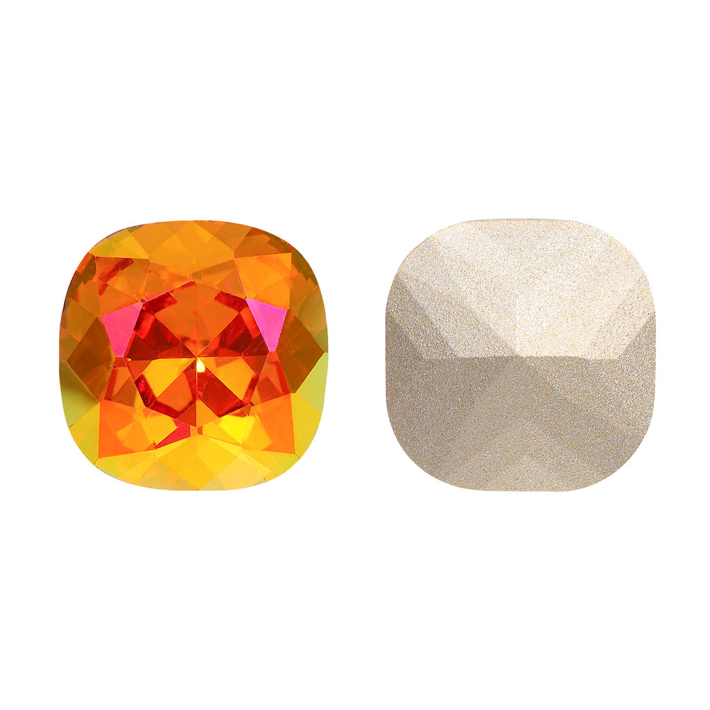 Astral Pink Cushion Square Shape High Quality Glass Pointed Back Fancy Rhinestones WholesaleRhinestone