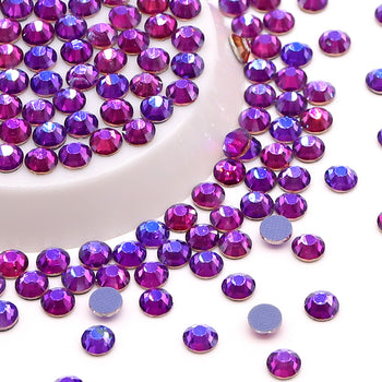 Purple Majesty Glass HotFix Rhinestones WholesaleRhinestone