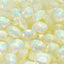 Light Yellow AM Pillow Shape Glass Pointed Back Fancy Rhinestones WholesaleRhinestone