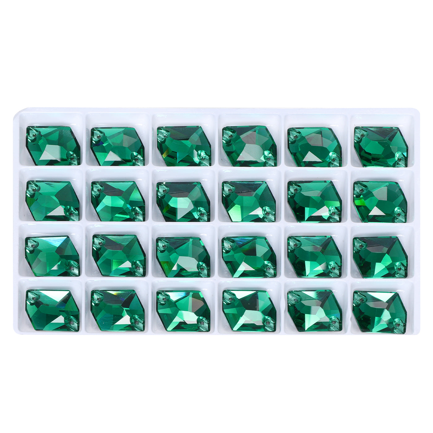 Emerald Cosmic Shape High Quality Glass Sew-on Rhinestones WholesaleRhinestone