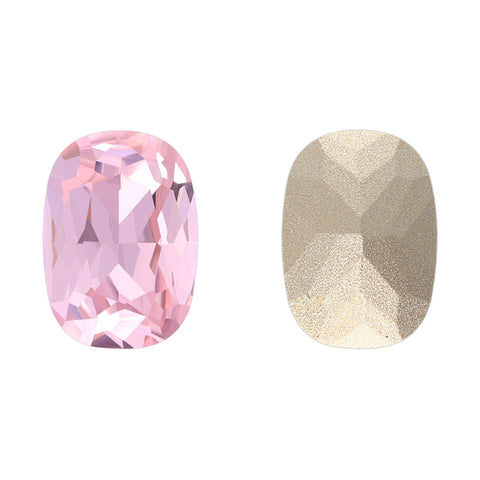 Light Rose Cushion Shape High Quality Glass Pointed Back Fancy Rhinestones WholesaleRhinestone Główne zdjęcie produktu