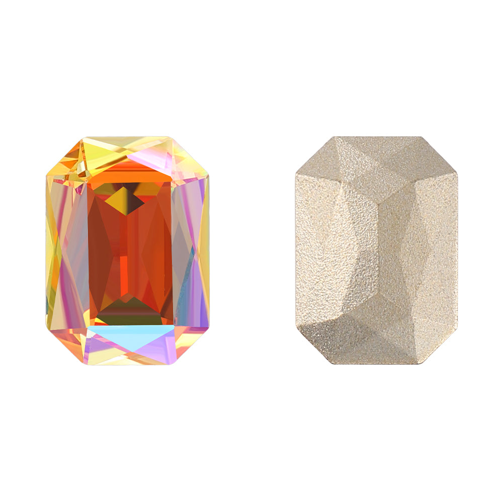 Crystal Sun Thin Octagon Shape High Quality Glass Pointed Back Fancy Rhinestones WholesaleRhinestone Główne zdjęcie produktu