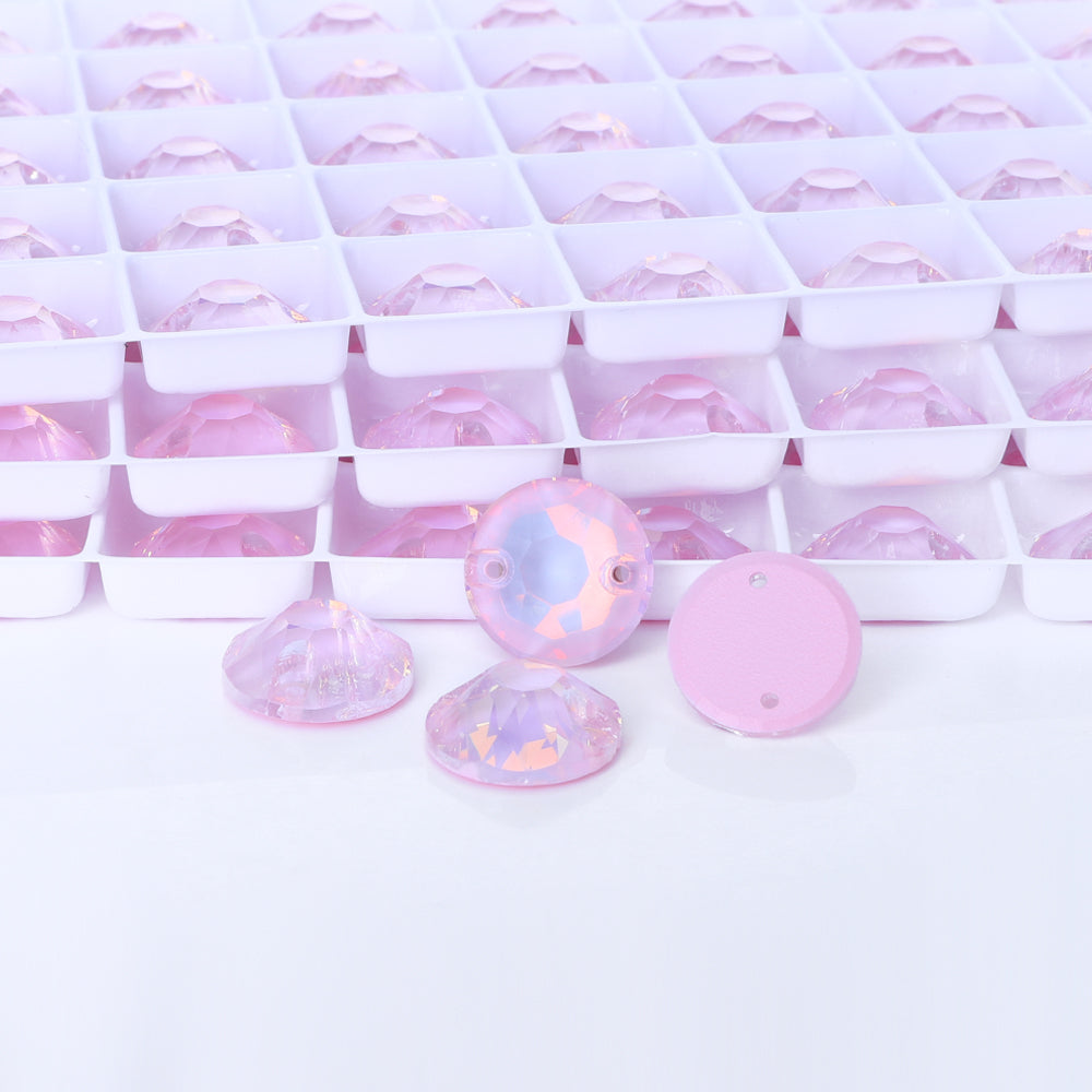 Rosaline AM XIRIUS Round Shape High Quality Glass Sew-on Rhinestones