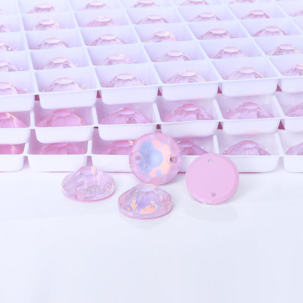 Rosaline AM XIRIUS Round Shape High Quality Glass Sew-on Rhinestones