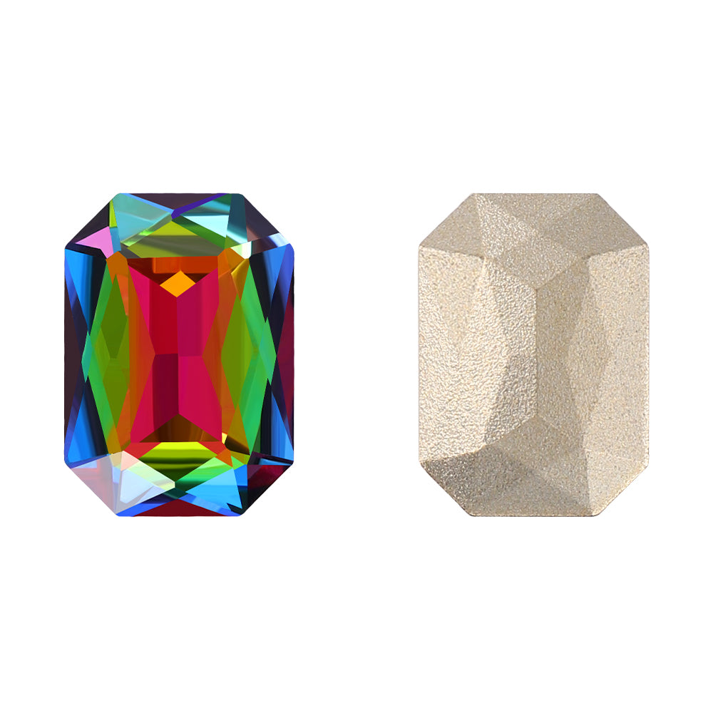 Vitrail Medium Thin Octagon Shape High Quality Glass Pointed Back Fancy Rhinestones WholesaleRhinestone メイン画像