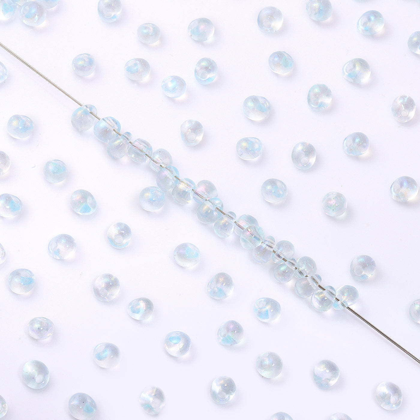 Various Colors Transparent AB Drop Shape Glass Seed Beads WholesaleRhinestone