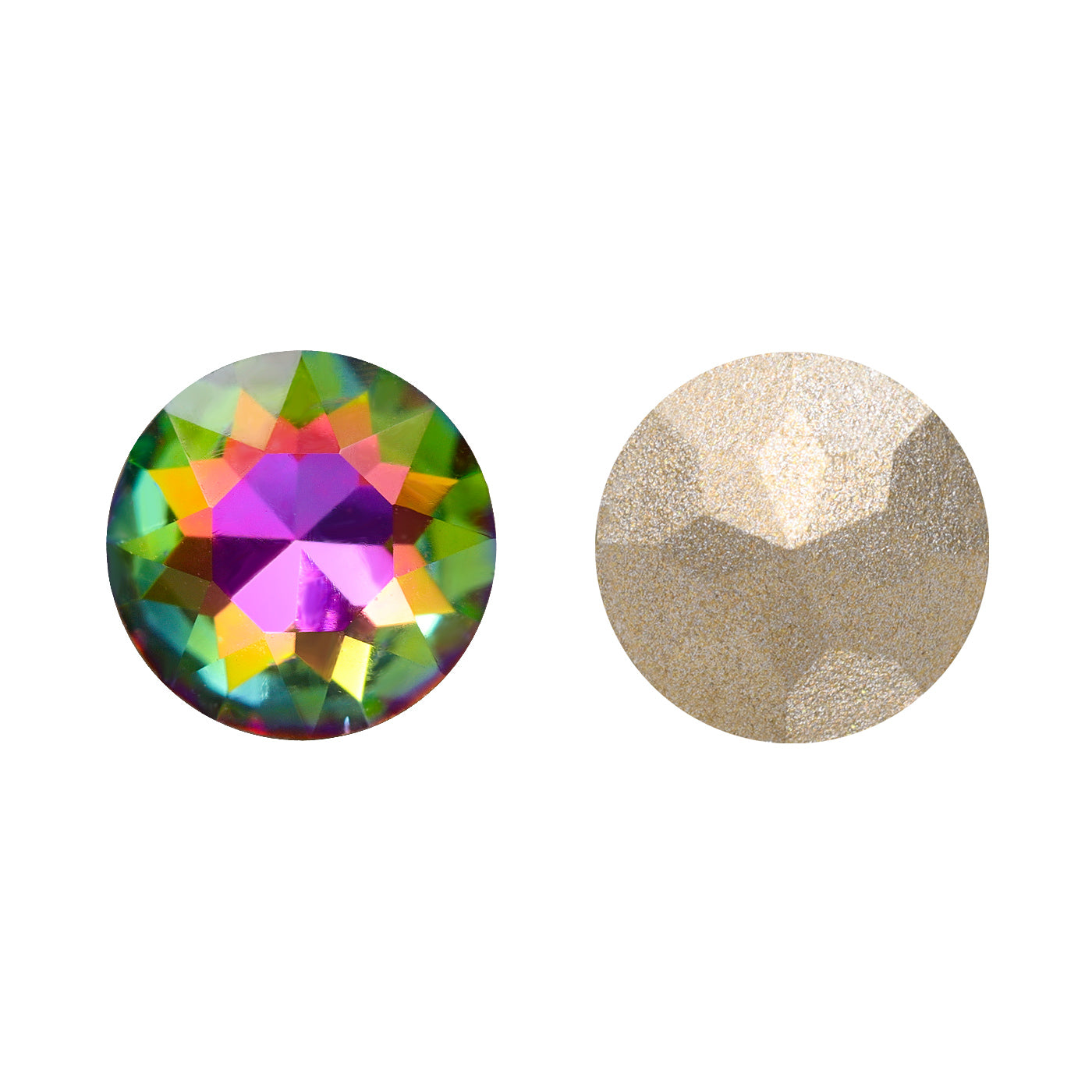 Volcano Gemstone Flower Shape High Quality Glass Pointed Back Fancy Rhinestones WholesaleRhinestone Fő kép