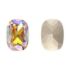 Paradise Shine Cushion Shape High Quality Glass Pointed Back Fancy Rhinestones