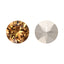 Light Smoked Topaz XIRIUS Chaton Shape High Quality Glass Pointed Back Fancy Rhinestones WholesaleRhinestone