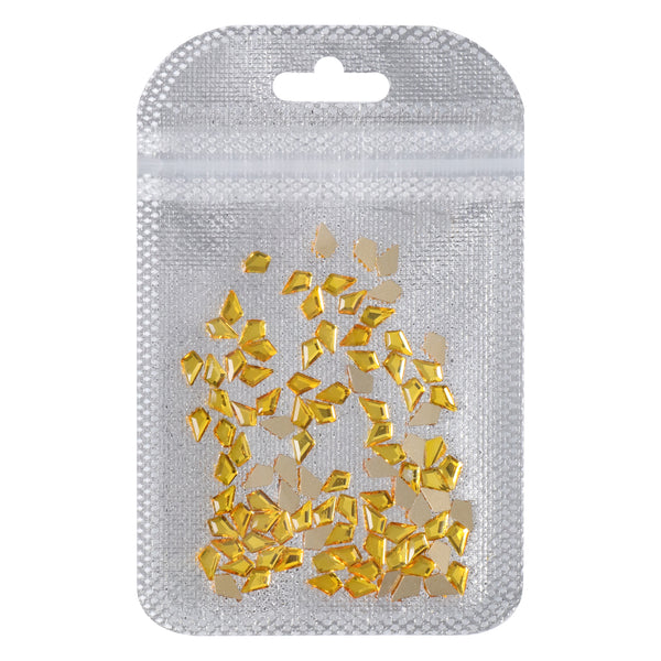Arrow Shape Citrine Flat Back Fancy Rhinestones WholesaleRhinestone