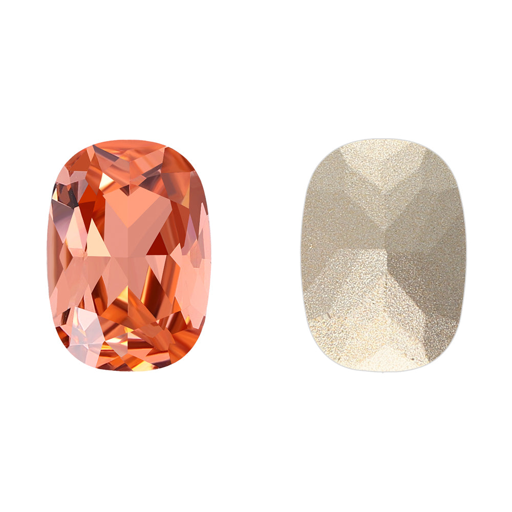 Light Peach Cushion Shape High Quality Glass Pointed Back Fancy Rhinestones WholesaleRhinestone Hovedbillede