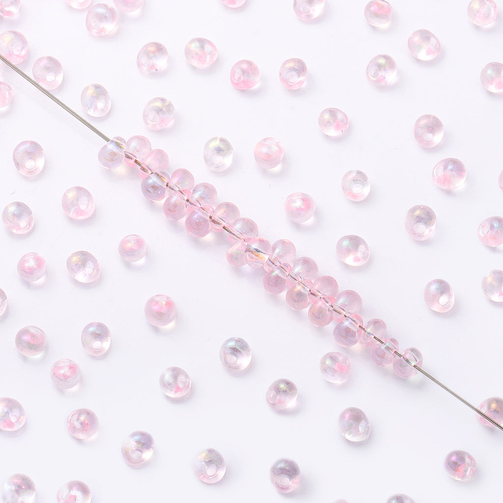 Various Colors Transparent AB Drop Shape Glass Seed Beads WholesaleRhinestone