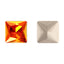 Astral Pink Princess Square Shape High Quality Glass Pointed Back Fancy Rhinestones WholesaleRhinestone
