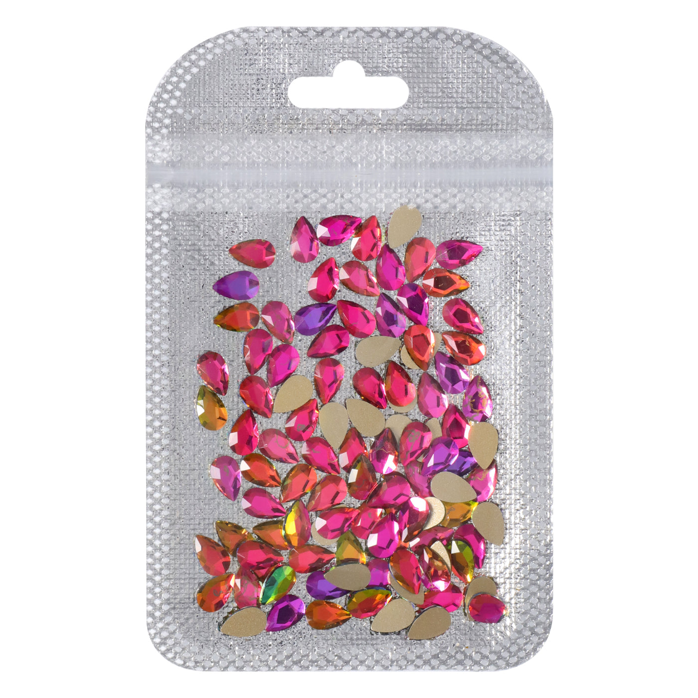 Raindrop Shape Rainbow Flat Back Fancy Rhinestones WholesaleRhinestone