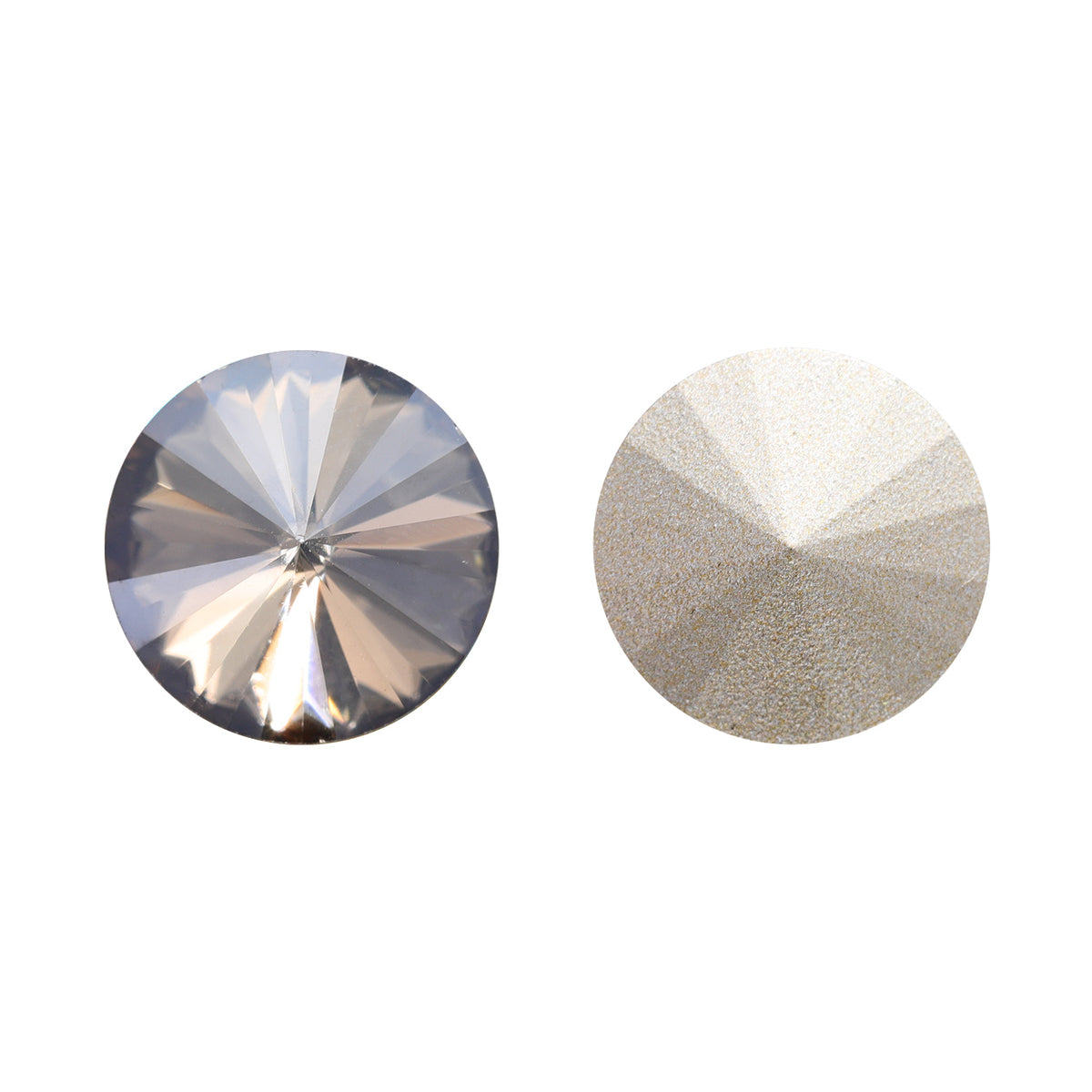 Satin Rivoli Shape High Quality Glass Pointed Back Fancy Rhinestones WholesaleRhinestone Imagen principal del producto