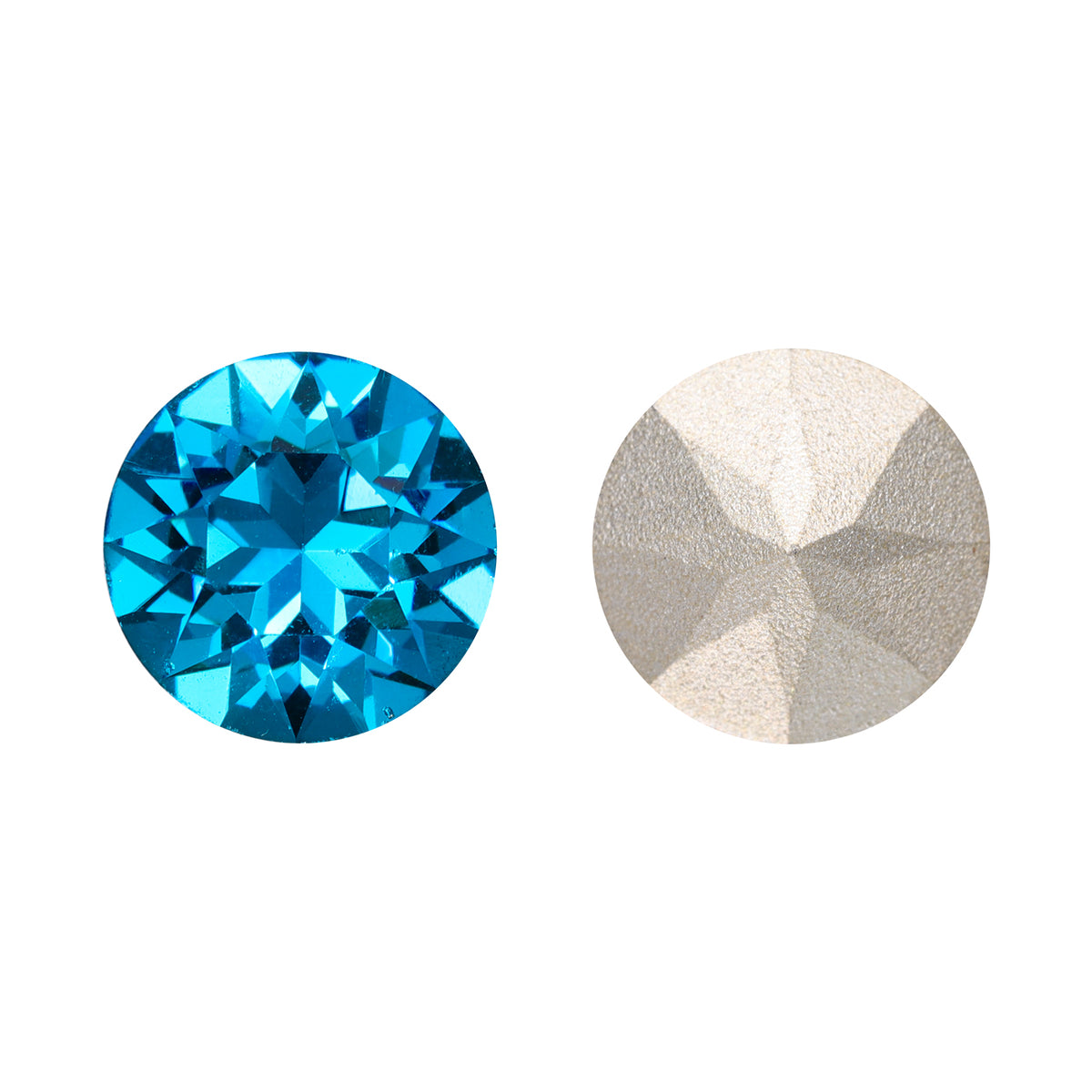 Aquamarine XIRIUS Chaton Shape High Quality Glass Pointed Back Fancy Rhinestones WholesaleRhinestone Hauptbild