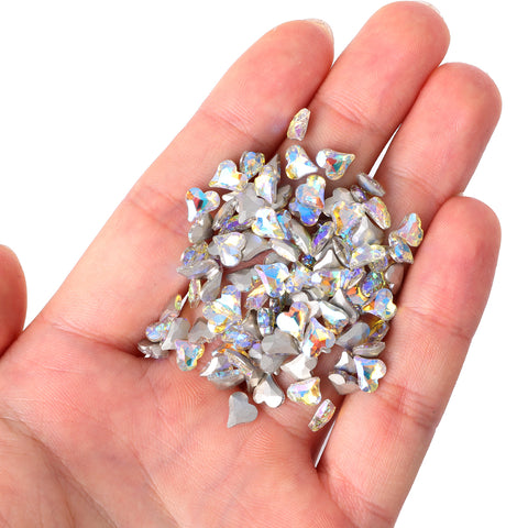 Sweet Heart Shape Paradise Shine Glass Pointed Back Fancy Rhinestones Secondary image