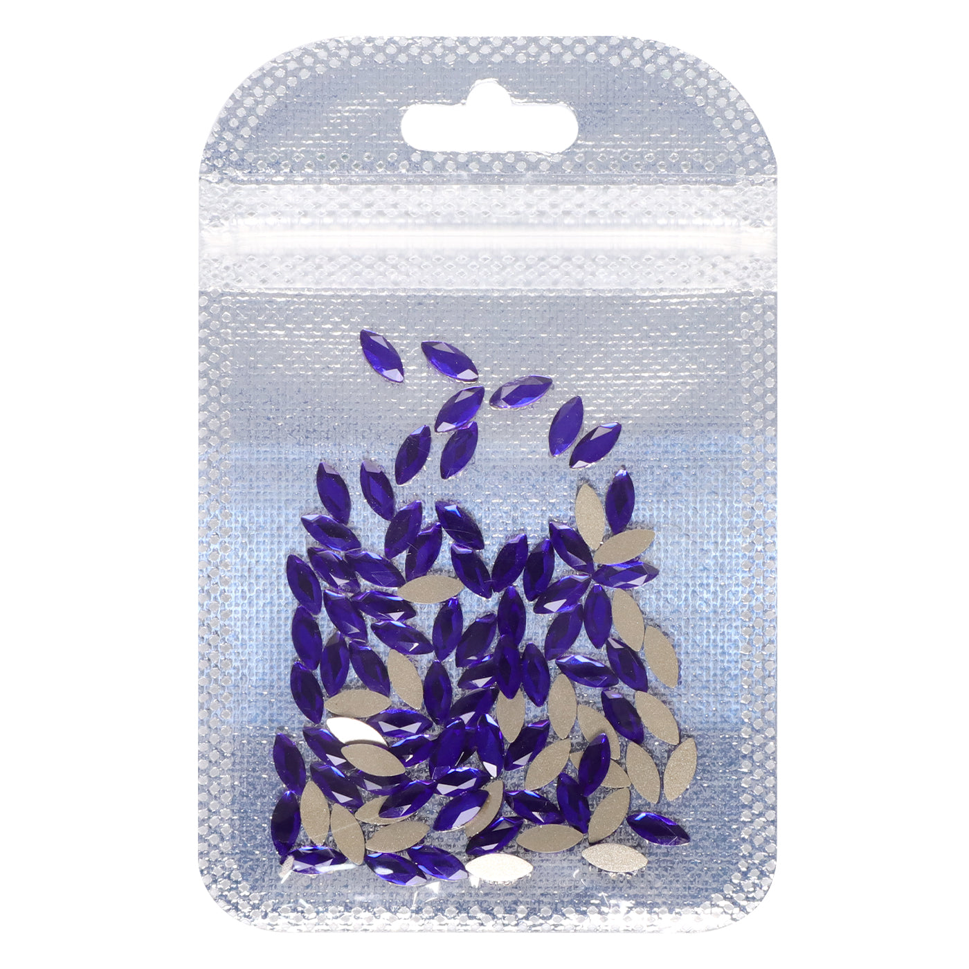 Navette Shape Sapphire Flat Back Fancy Rhinestones WholesaleRhinestone