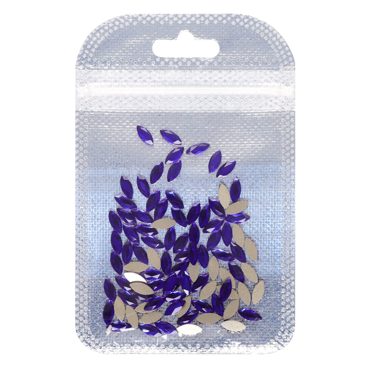 Navette Shape Sapphire Flat Back Fancy Rhinestones WholesaleRhinestone